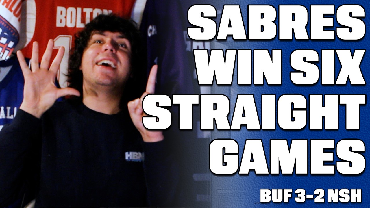 The Buffalo Sabres may NEVER lose again, SIX GAME WIN STREAK | Sabres 3 Predators 2