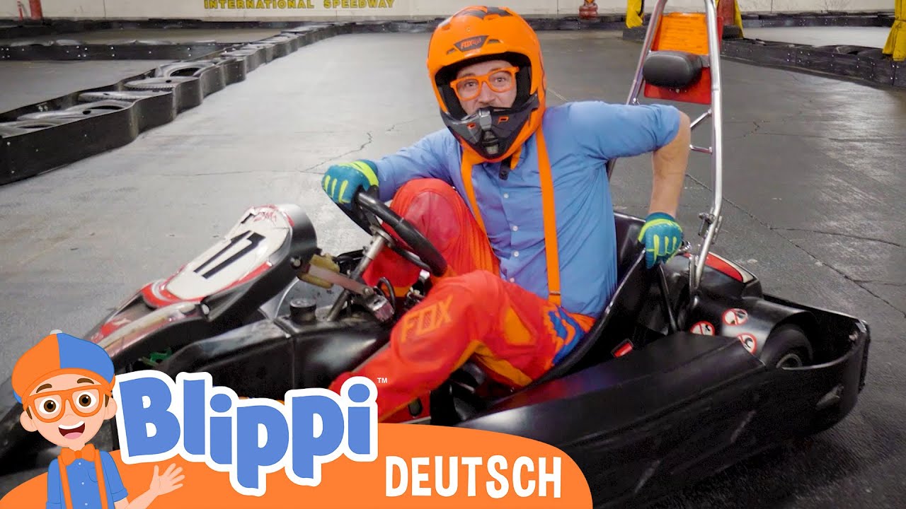 Blippi Deutsch - Blippi erklärt ein Go Kart | Abenteuer und Videos für Kinder