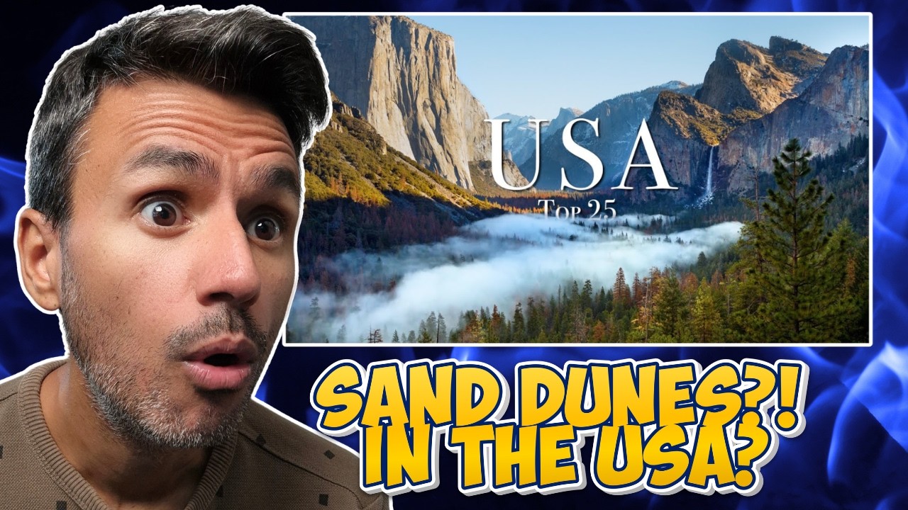 European Reacts To The Top 25 Places To Visit In The USA | REACTION