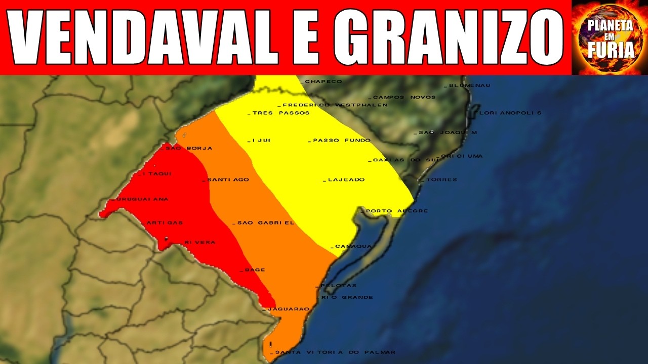 fortes tempestades nas proximas horas