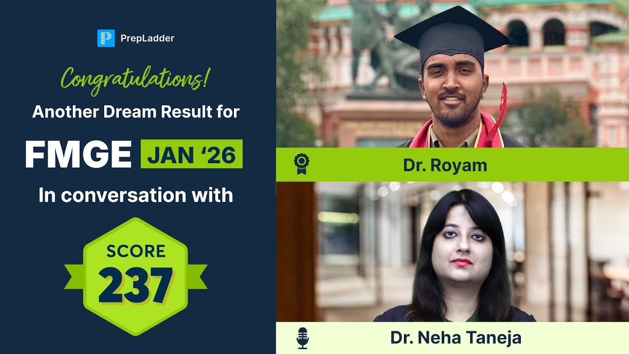 Dr. Nikhil Score 237, FMGE Jan '26 finds LRR & RR as Life Saviour