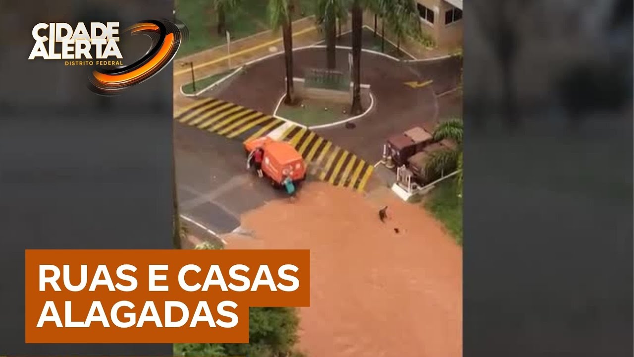 Fortes chuvas deixam moradores ilhados e causam destruição em regiões do DF | Cidade Alerta DF