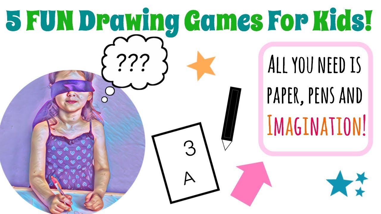 5 Fun Drawing Games For Kids (All You Need Is Pens, Paper and Imagination!)