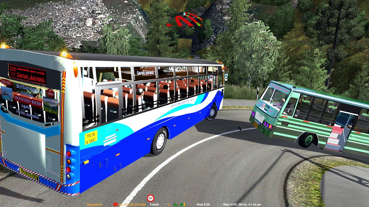 TNSTC Government bus Reversing on hairpin bend in ooty hills | TNSTC old vs New in dangerous road
