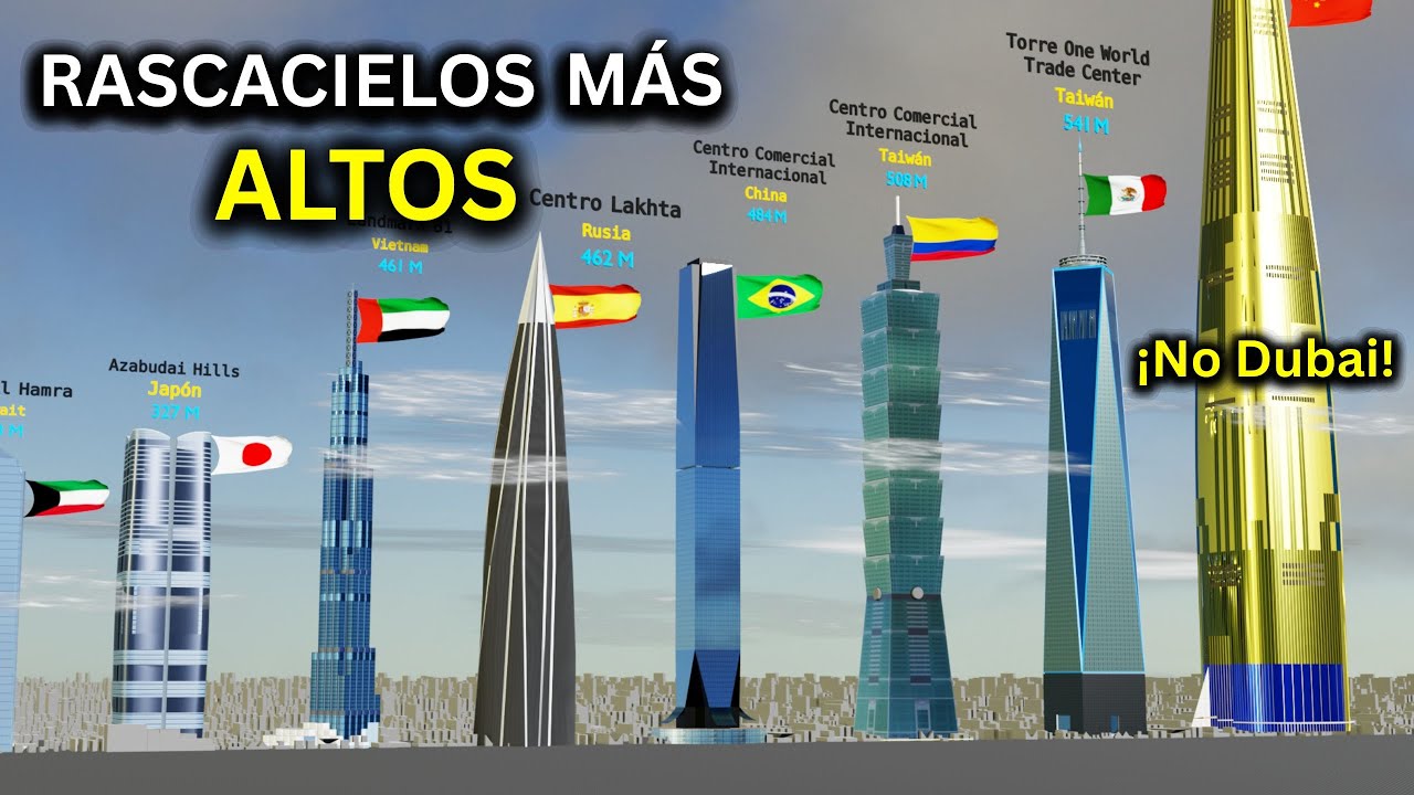 &iexcl;Estas son las torres m&aacute;s altas que tocan el cielo en el mundo!