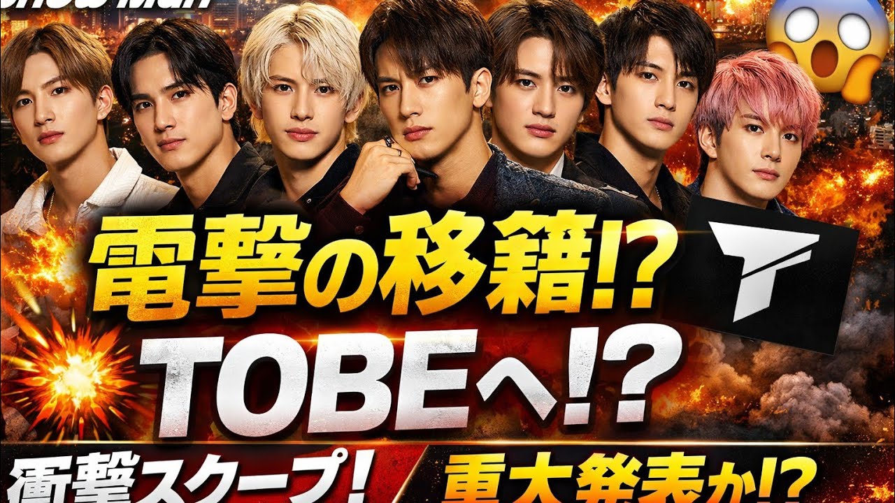 🔥衝撃速報！Snow Man、TOBE移籍か⁉️ メンバーの極秘計画がつい