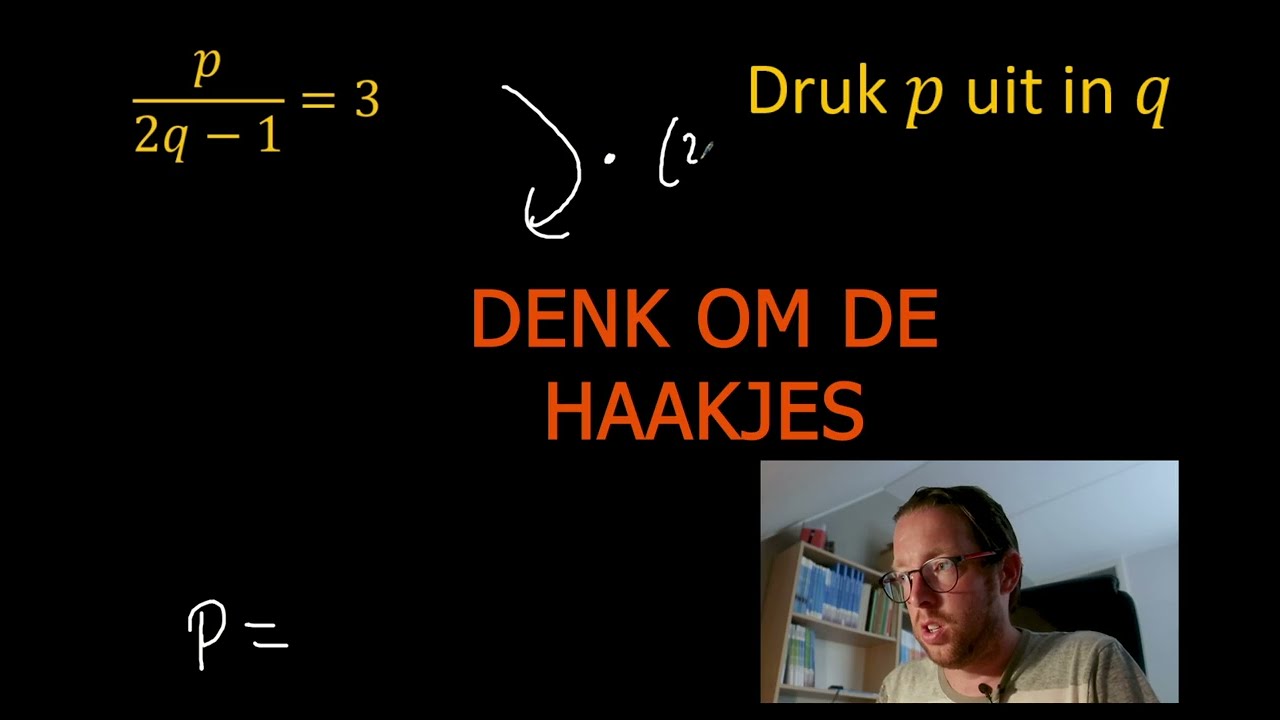 Druk p uit in q