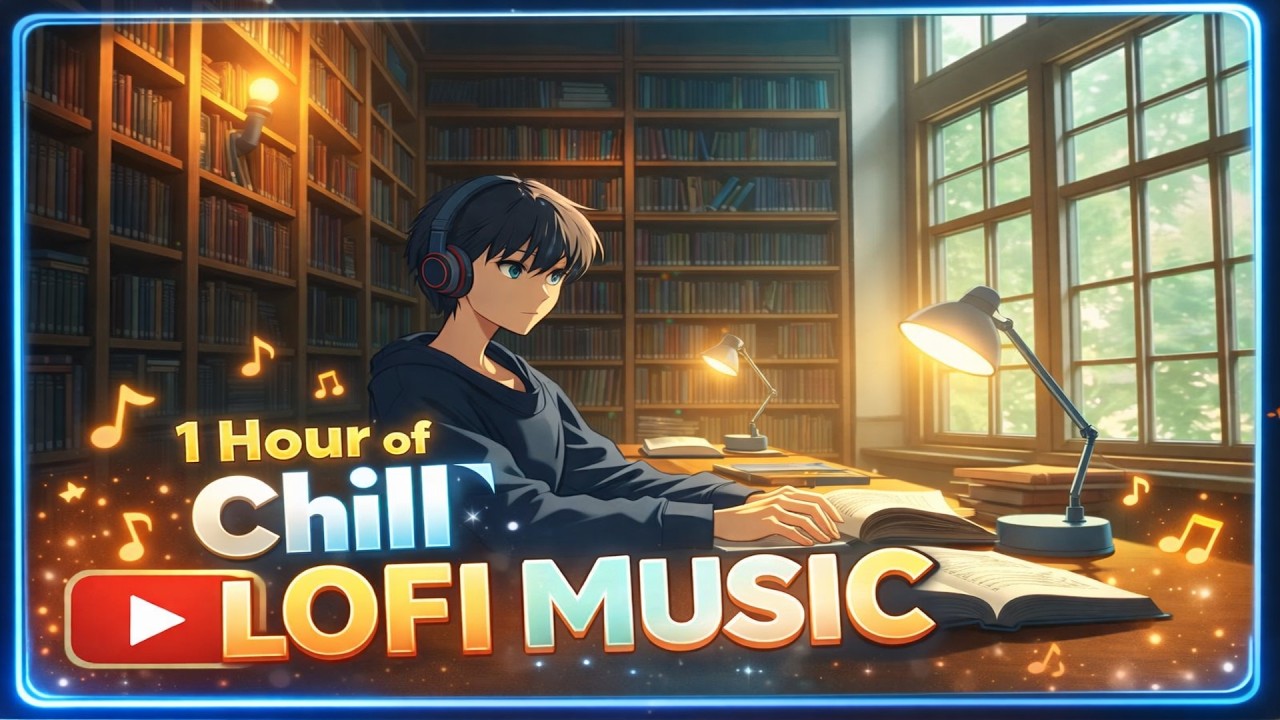 1 Hour Lofi Chill Beats ☕ Study & Relax | Calm Lofi Hip Hop for Focus, Work and Sleep