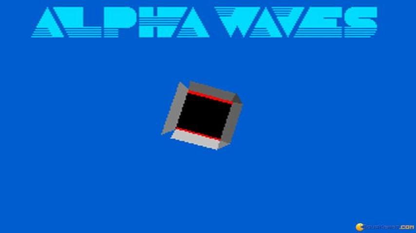 Alpha Waves gameplay (PC Game, 1990)