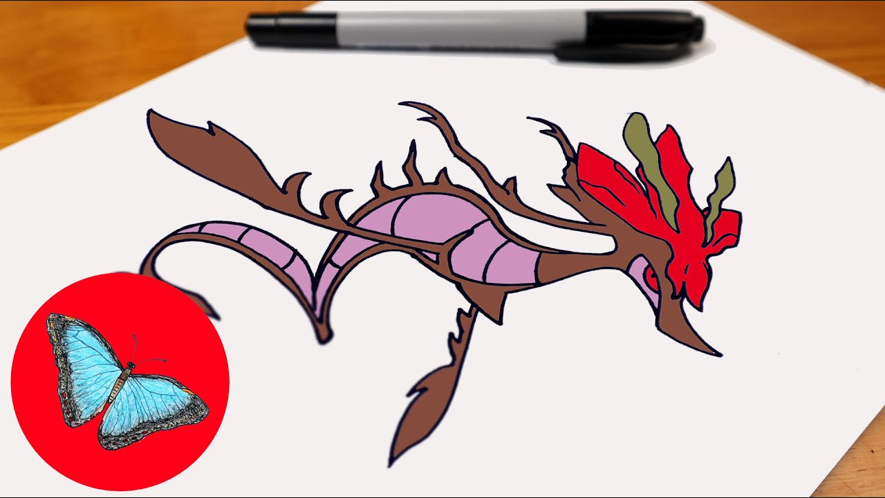 How To Draw Pokemon - Dragalge Easy Step by Step
