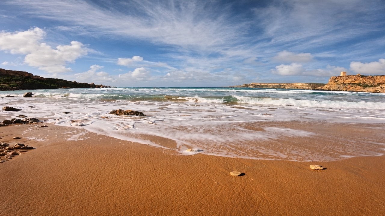 Winter Ocean Waves in Malta 🌊 | Natural Sea Sounds for Sleep, Focus & Relaxation