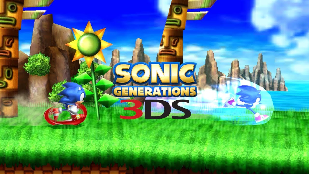 Sonic Generations (3DS) [4K] - All Stages (S-Rank, No Damage)