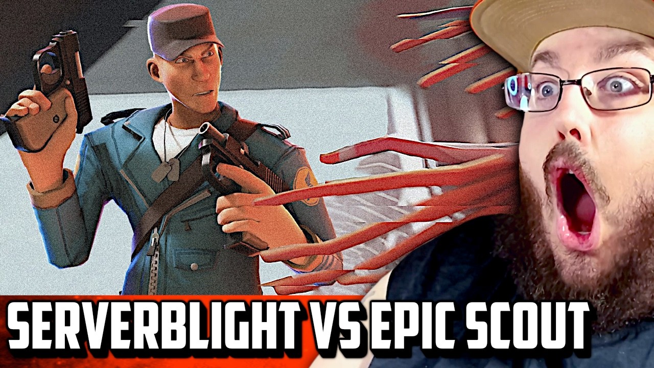 [SFM/УЖАС] Серверблайт против Эпического Скаута | Реакция на анимацию Team Fortress 2!!!