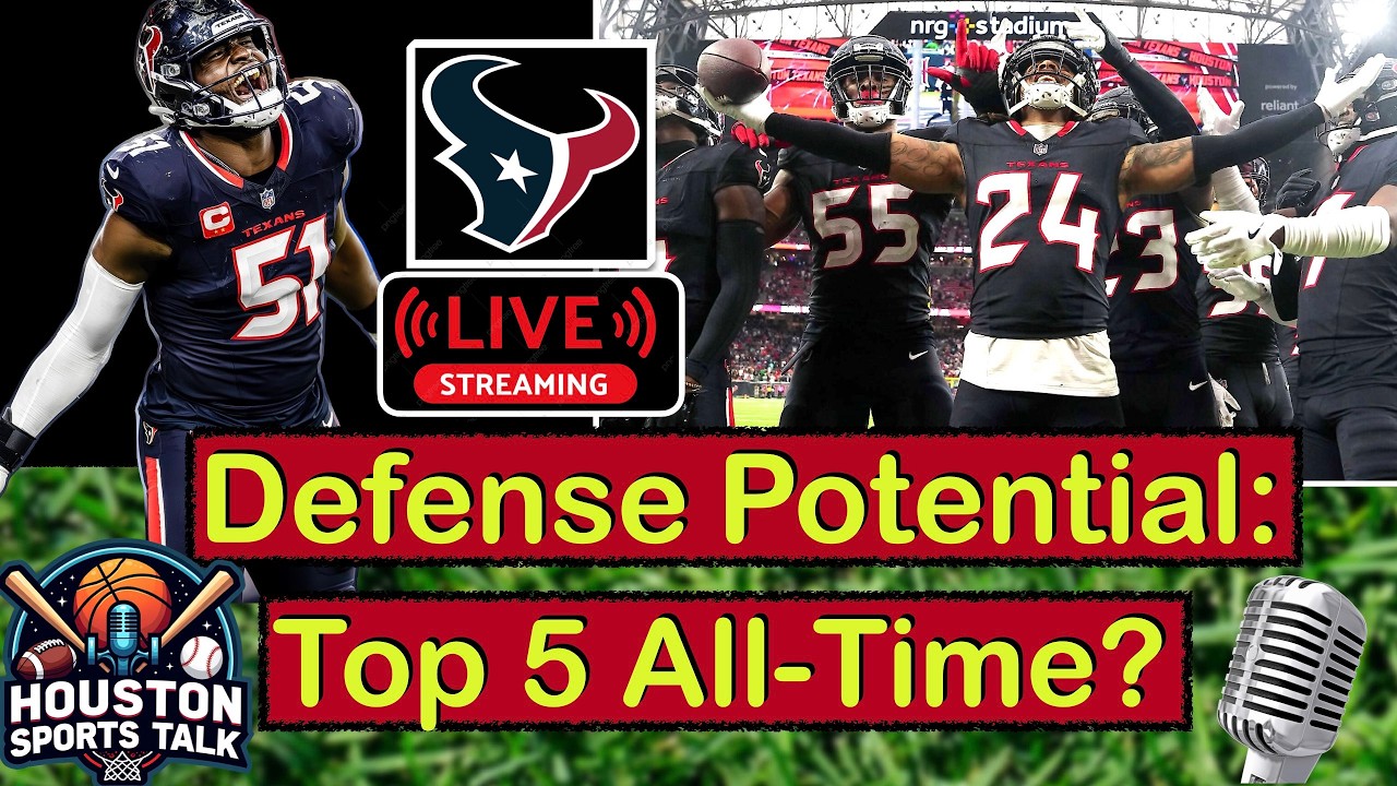 Texans Defense: Top 5 All-Time Potential? | Tank Dell: New Deal? | Breakout 2nd Year Texan?