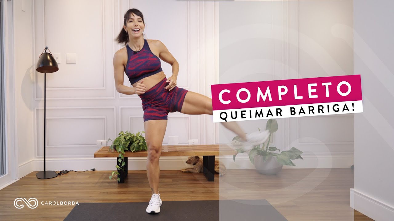 Treino completo SECA BARRIGA e Tonifica Superiores - Carol Borba