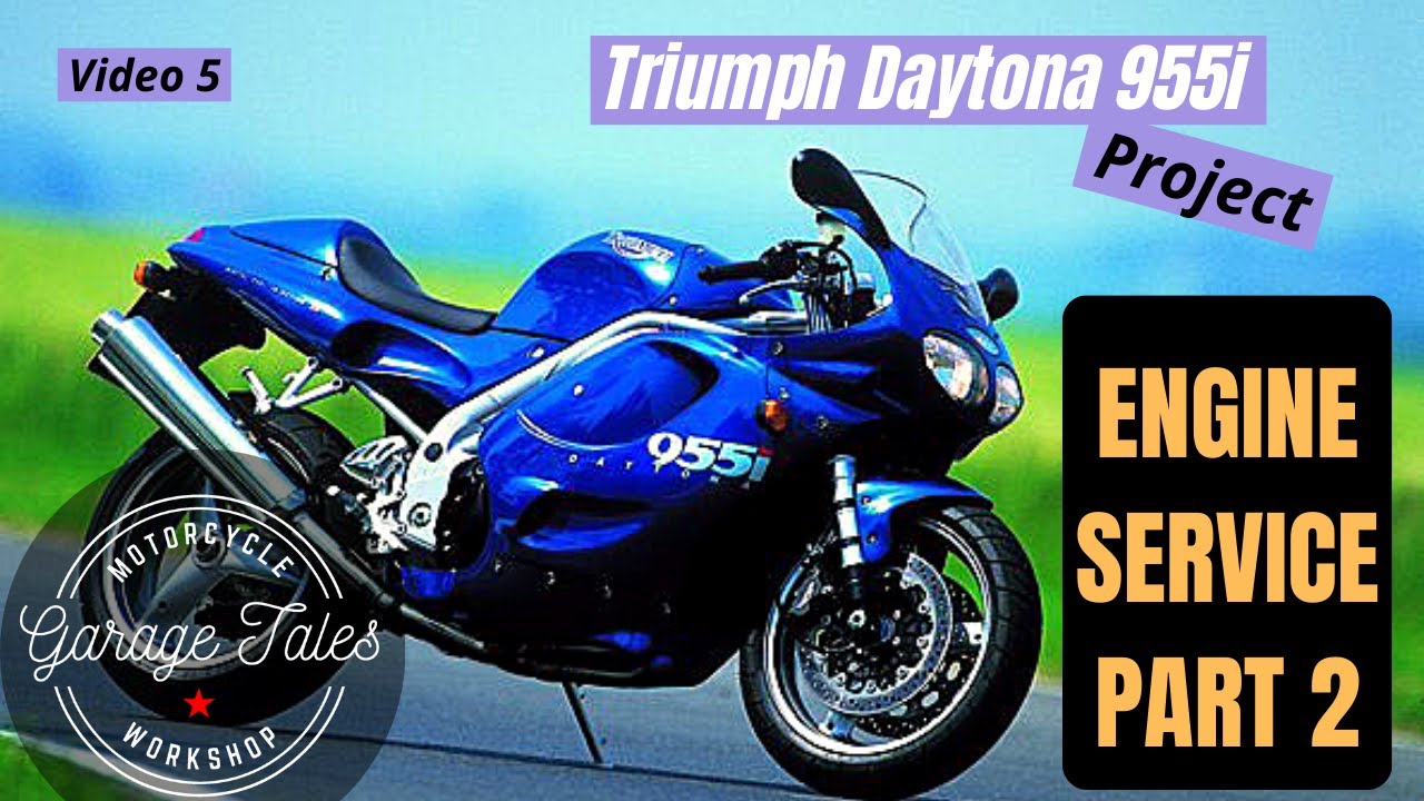 Triumph Daytona 955i video 5 - Engine Service PART 2