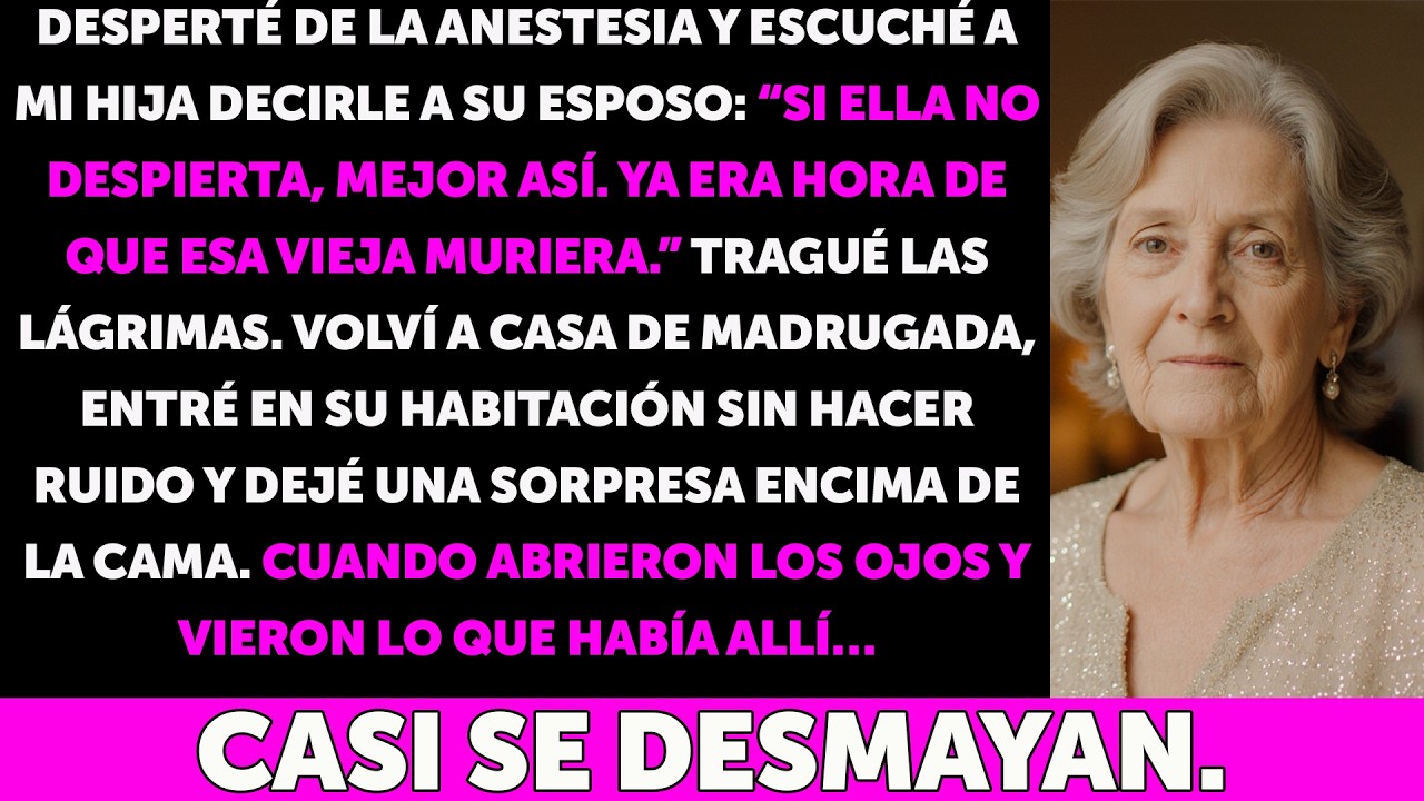 Mi hija pidió que muriera en el hospital… regresé de madrugada y lo que dejé en su cama la dejó