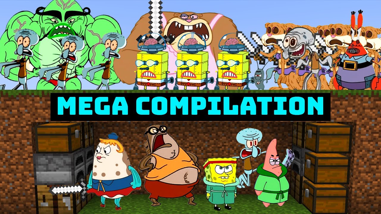 Minecraft Speedrunners VS Hunters | Mega Compilation