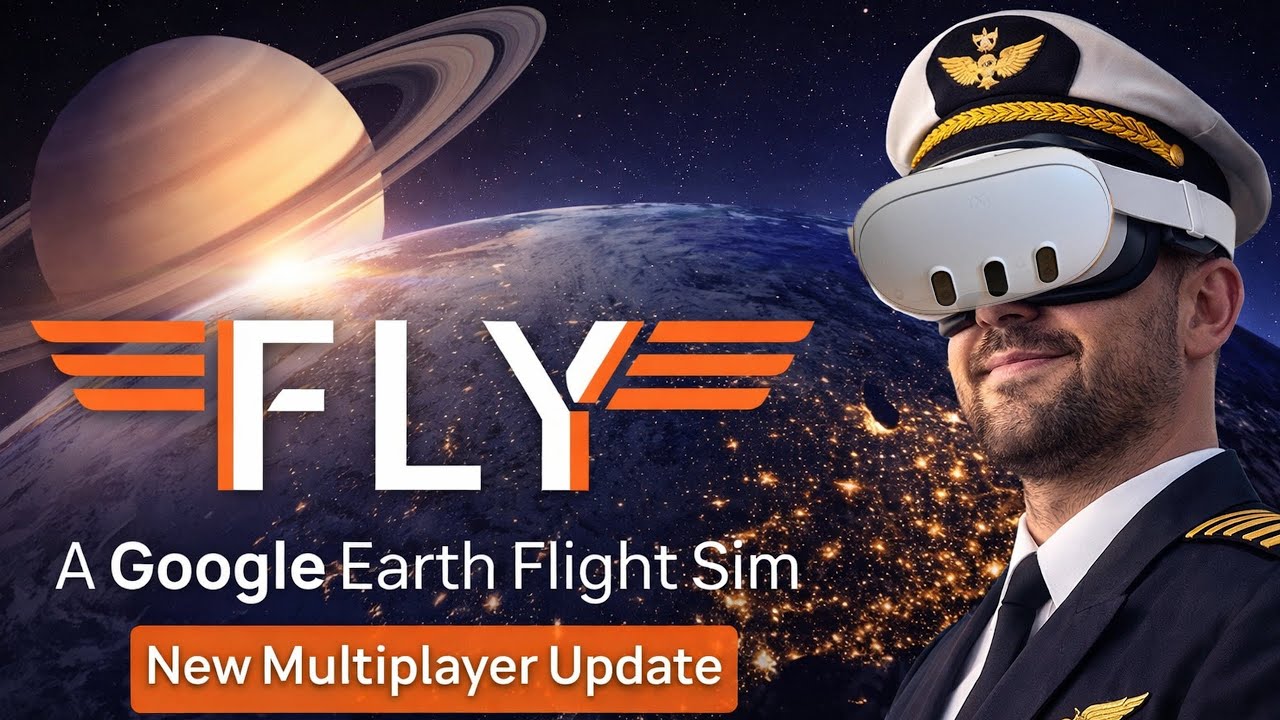 FLY - A Google Earth Flight Sim 🚀 Weltreise in VR auf der Meta Quest 3 Standalone