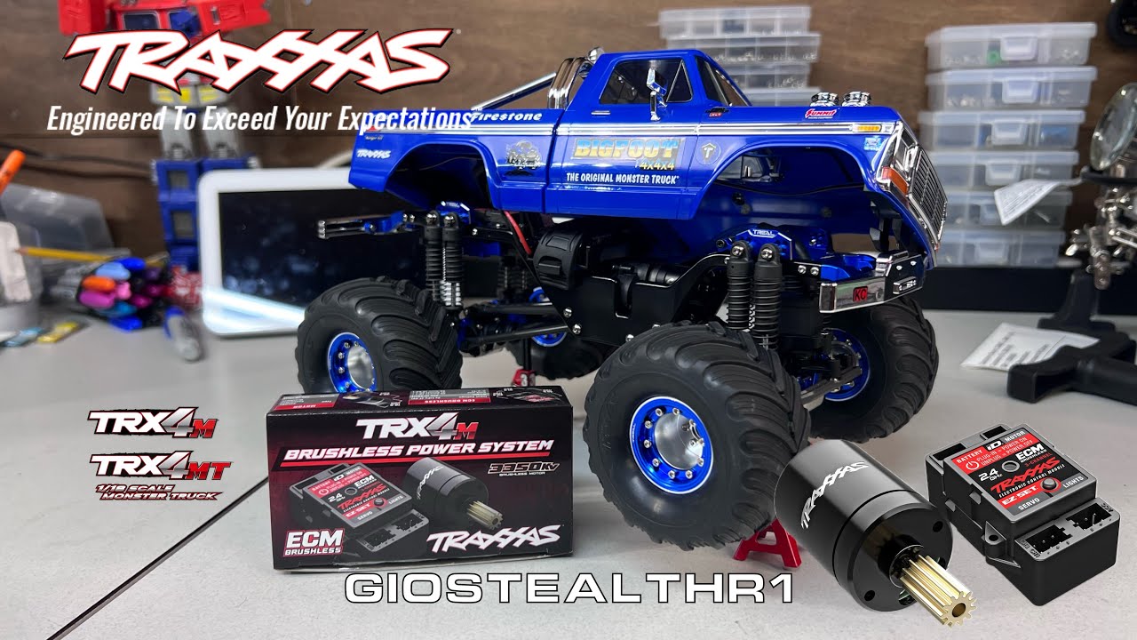TRAXXAS TRX4MT BIGFOOT PART 6 Brushless Power System Installation