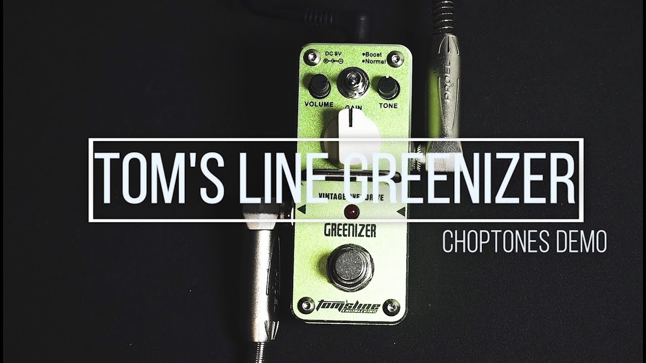 Tom's Line Pedals | AGR-3 Greenizer | Playthrough (Tube Screamer)