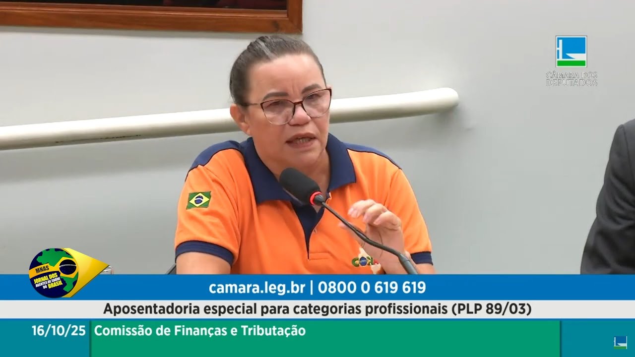 CONACS: Ilda Angélica fala sobre a PEC14, em Audiência sobre Aposentadoria, na Câmara dos Deputados.