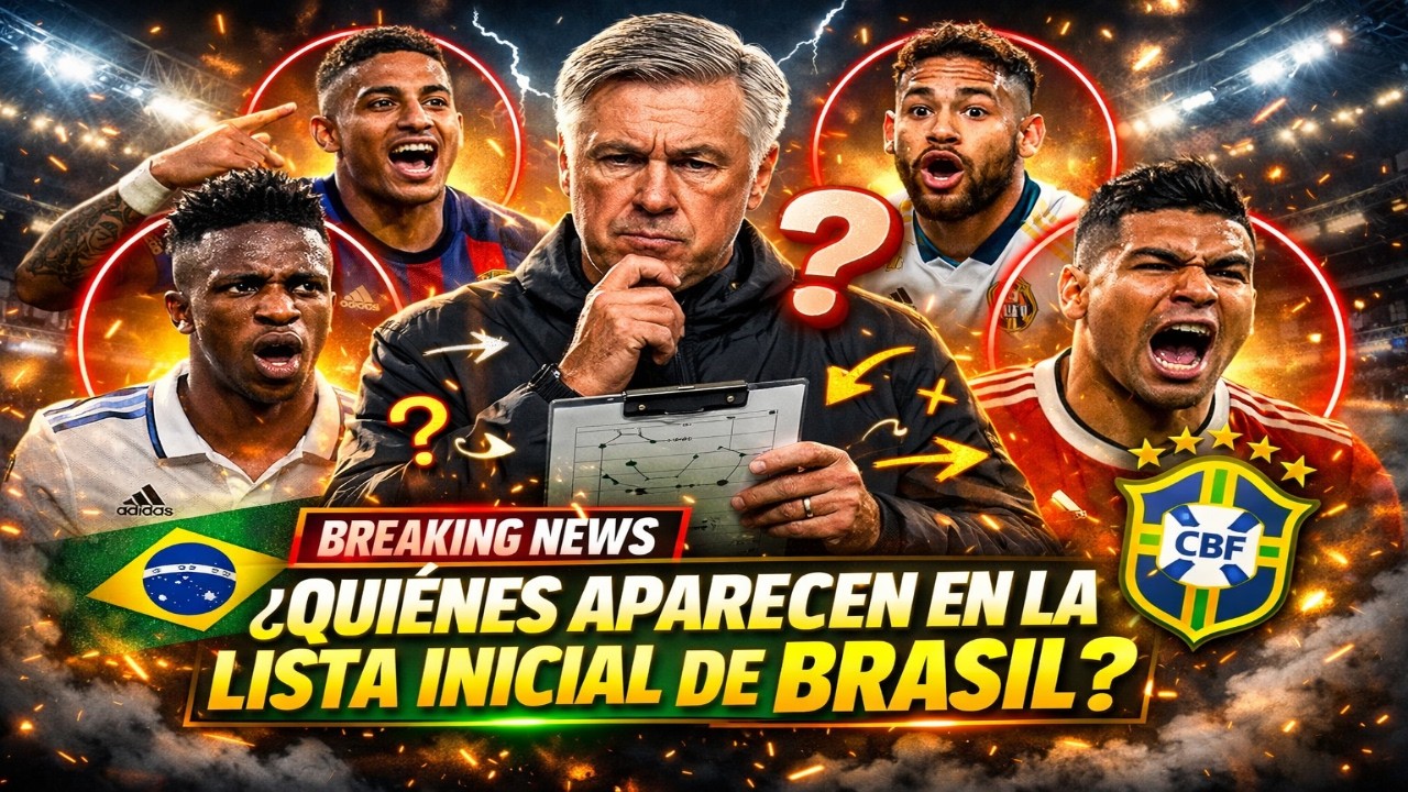 ¿Qué estrellas están en la lista previa de Brasil para la selección?