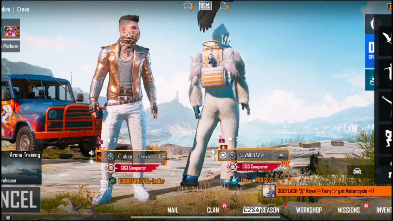 C1S3 Conqueror Lobby Entry Effect 😎⚡