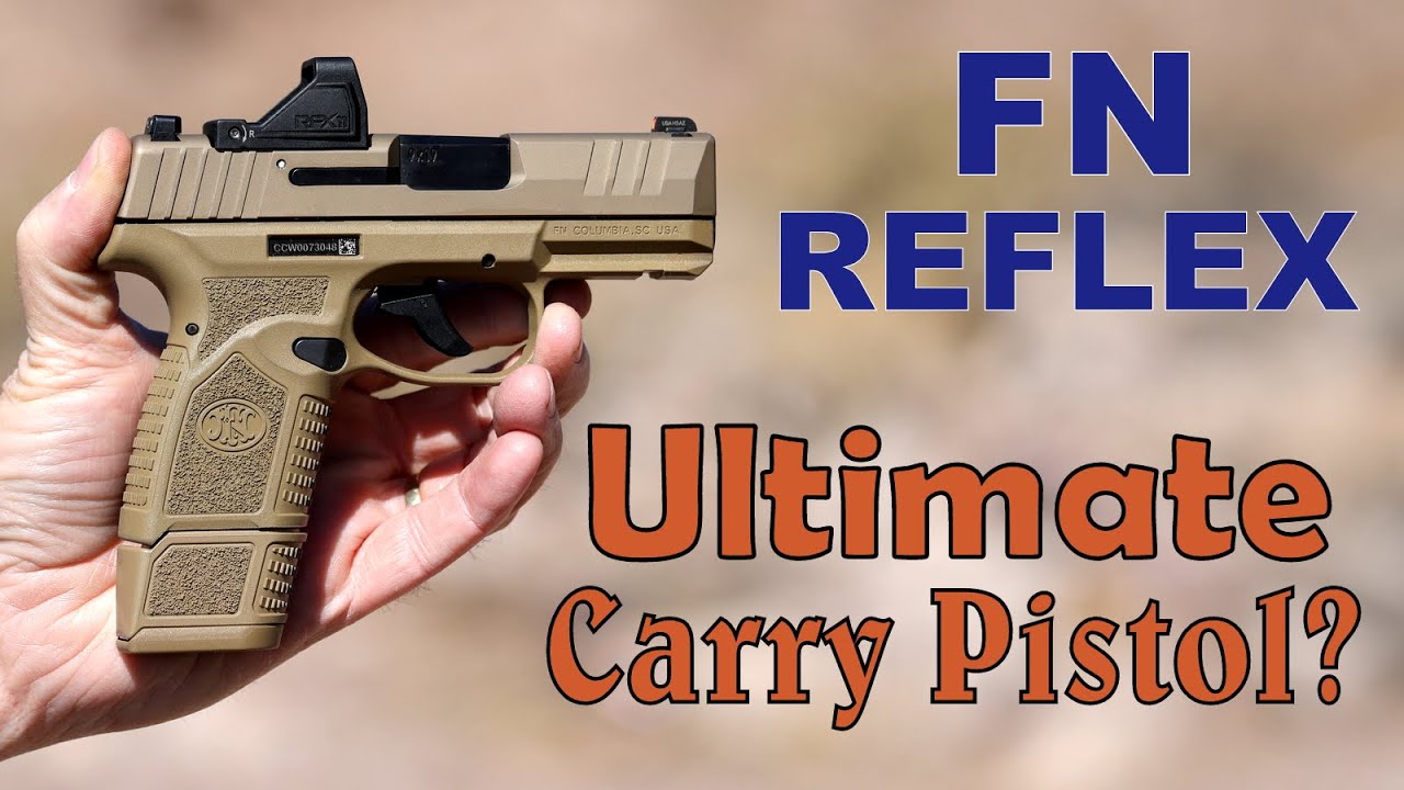 FN Reflex 9mm with Viridian Green Dot Optic & 4 Magazines - Range Review - I Love This Pistol!