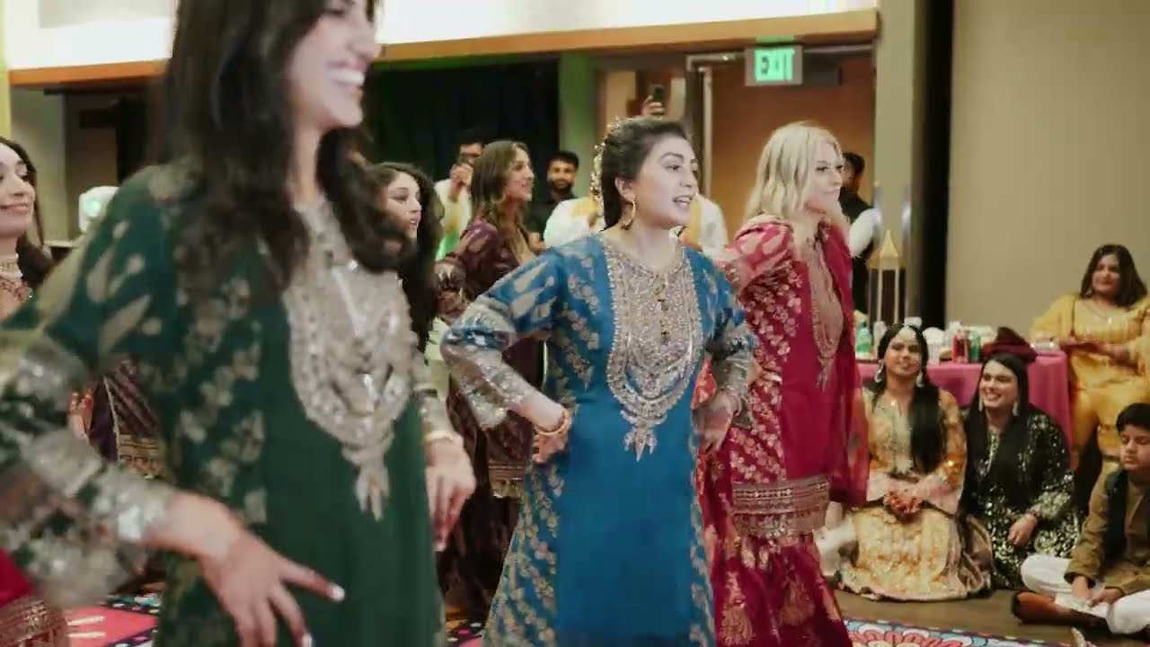 (Some) Bride's Side Mehndi Dances | Rukhezahra & Talal's Wedding | 4K