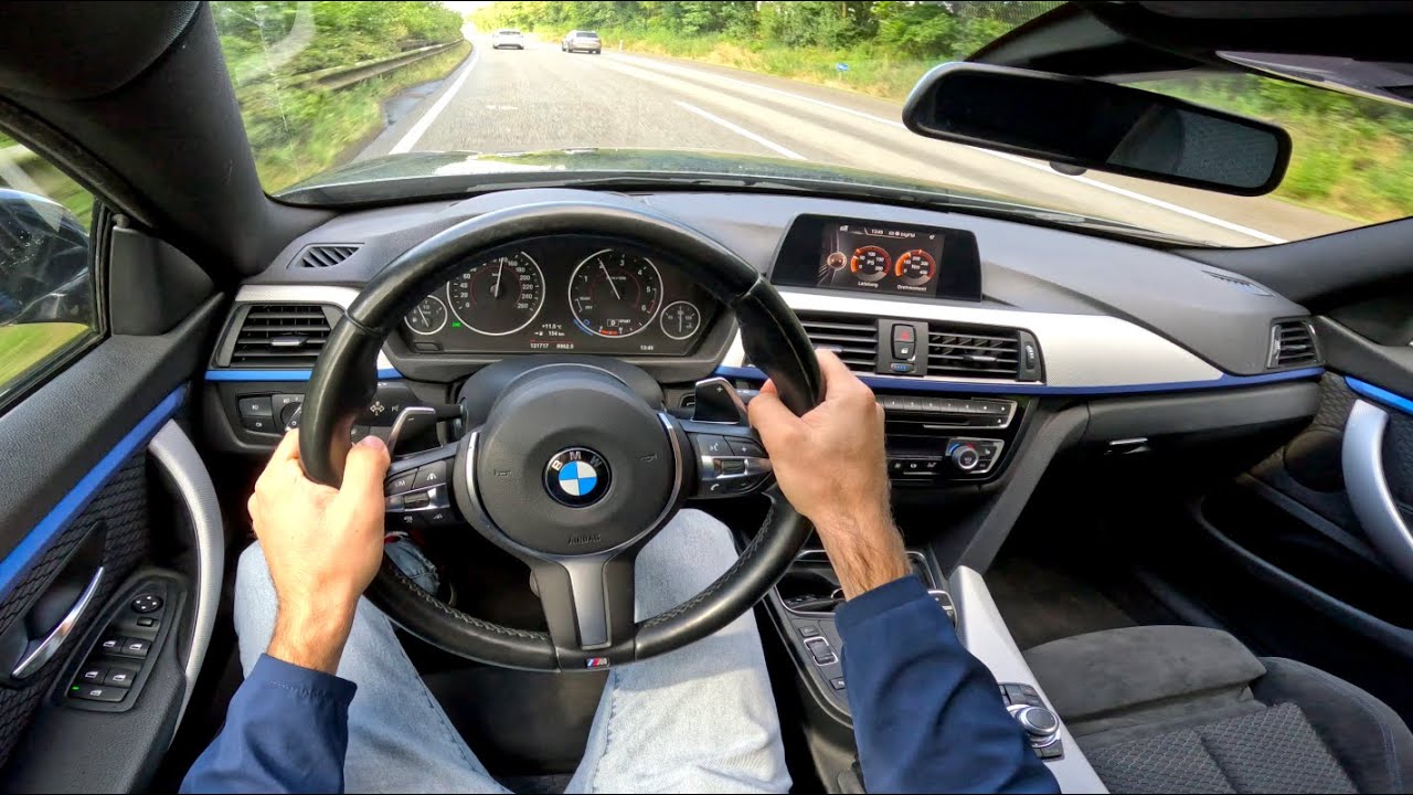 2016 BMW 420d [2.0 - 190 HP] POV Test Drive 4K |Top Speed Autobahn