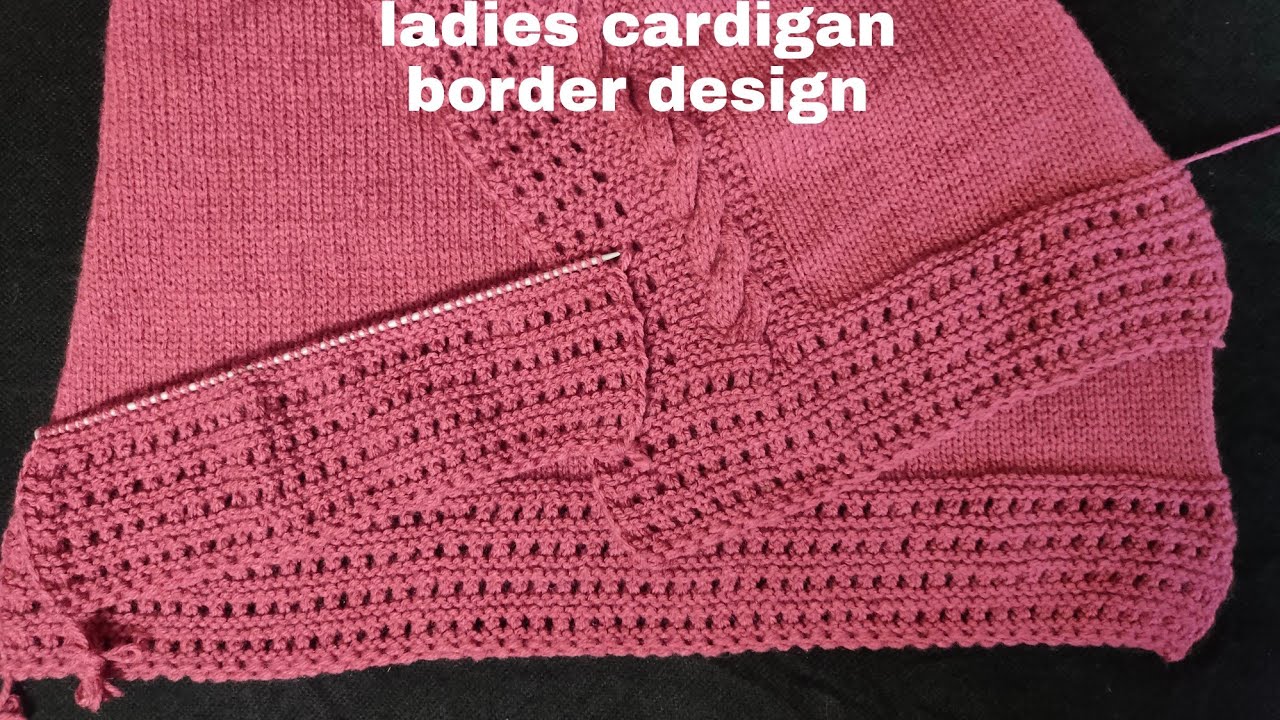 knitting beautiful ladies sweater border design // ladies,girls sweater and cardigan border design//
