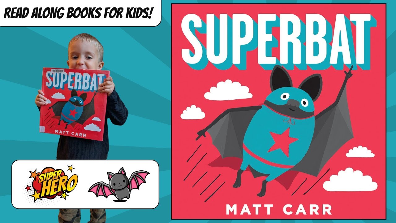 Super Bat | Read Aloud Kids Book | Superhero Animal Story
