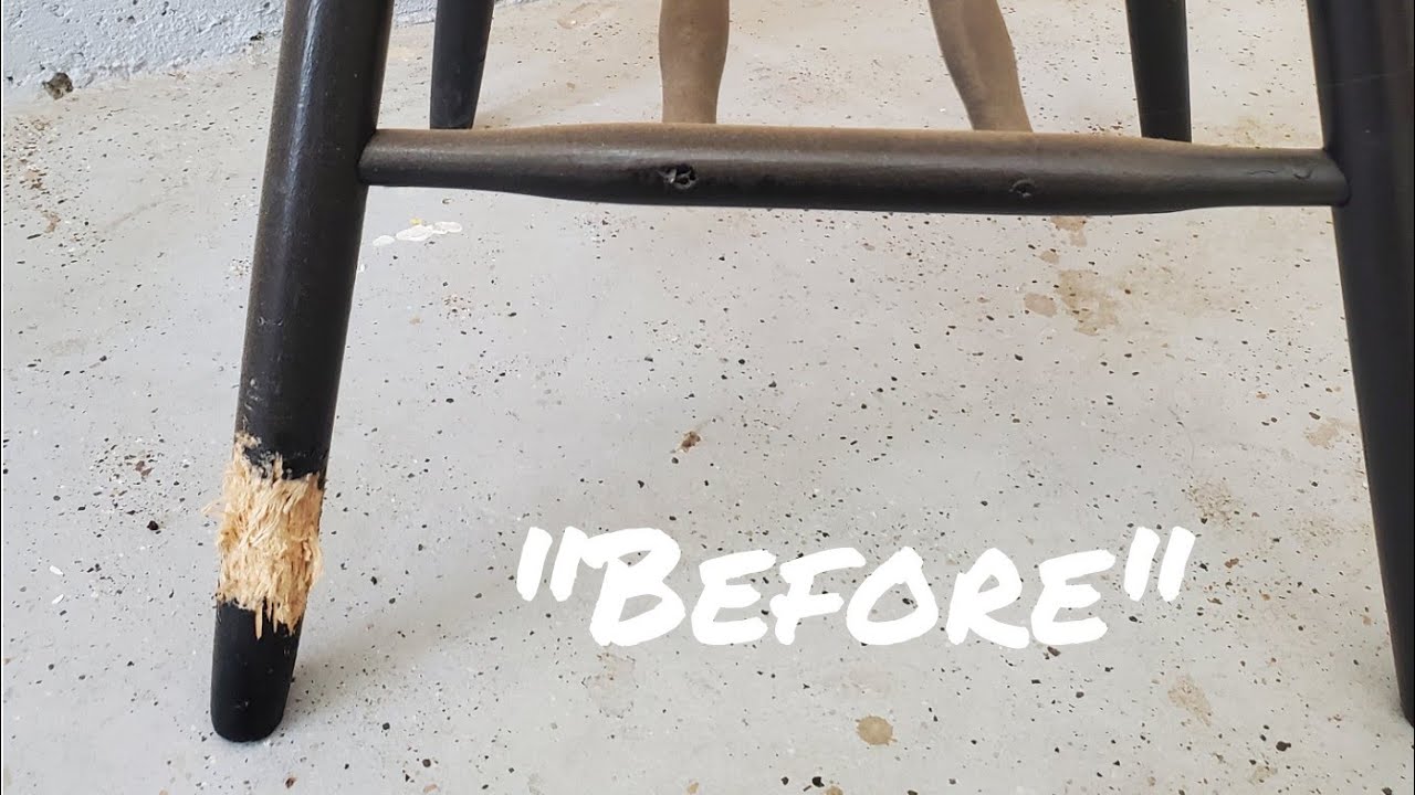 EASY How to repair chewed or chipped wood furniture!! DIY