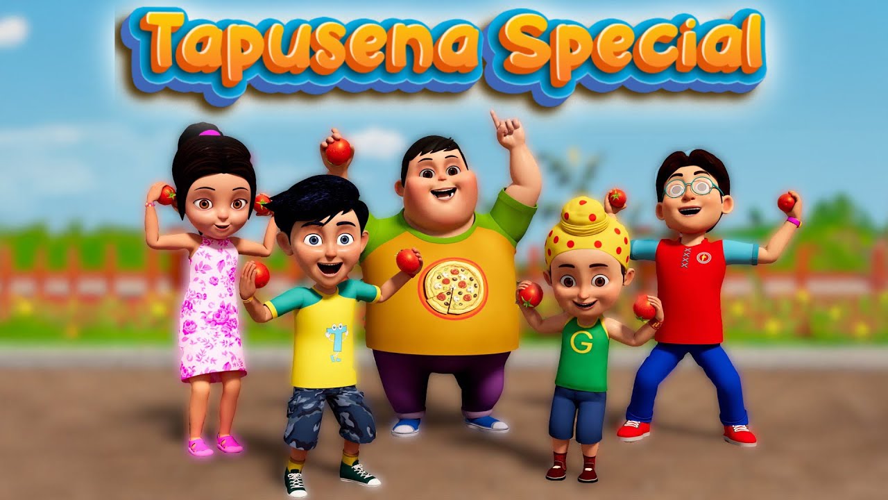 Most Popular Hindi Rhymes for Kids & Children | Tapusena Special 10 mins | Fun Cartoon & Kids Rhymes