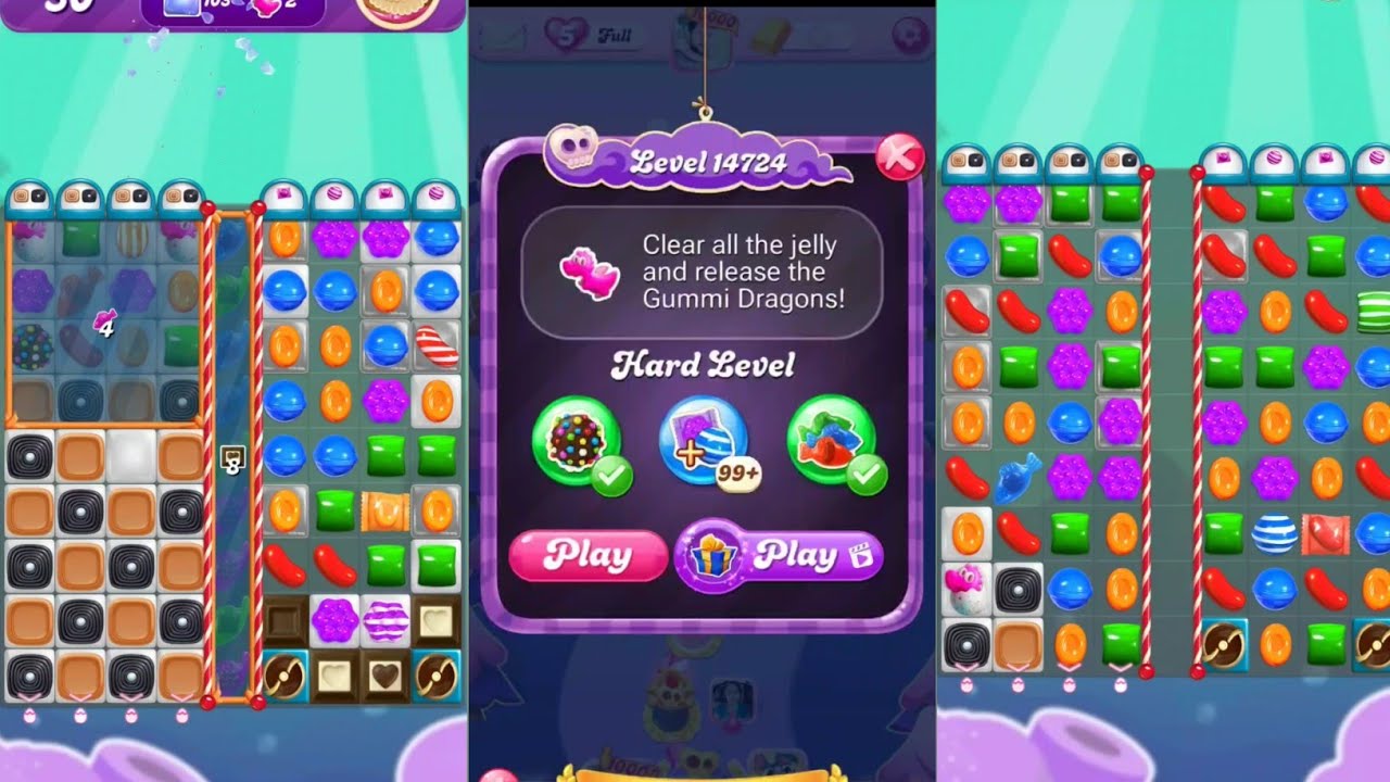 Candy crush saga level 14724 । Candy crush 14724 । Sudheer Gaming