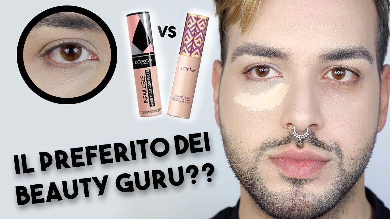 LOREAL MORE THAN CONCEALER VS TARTE SHAPE TAPE
