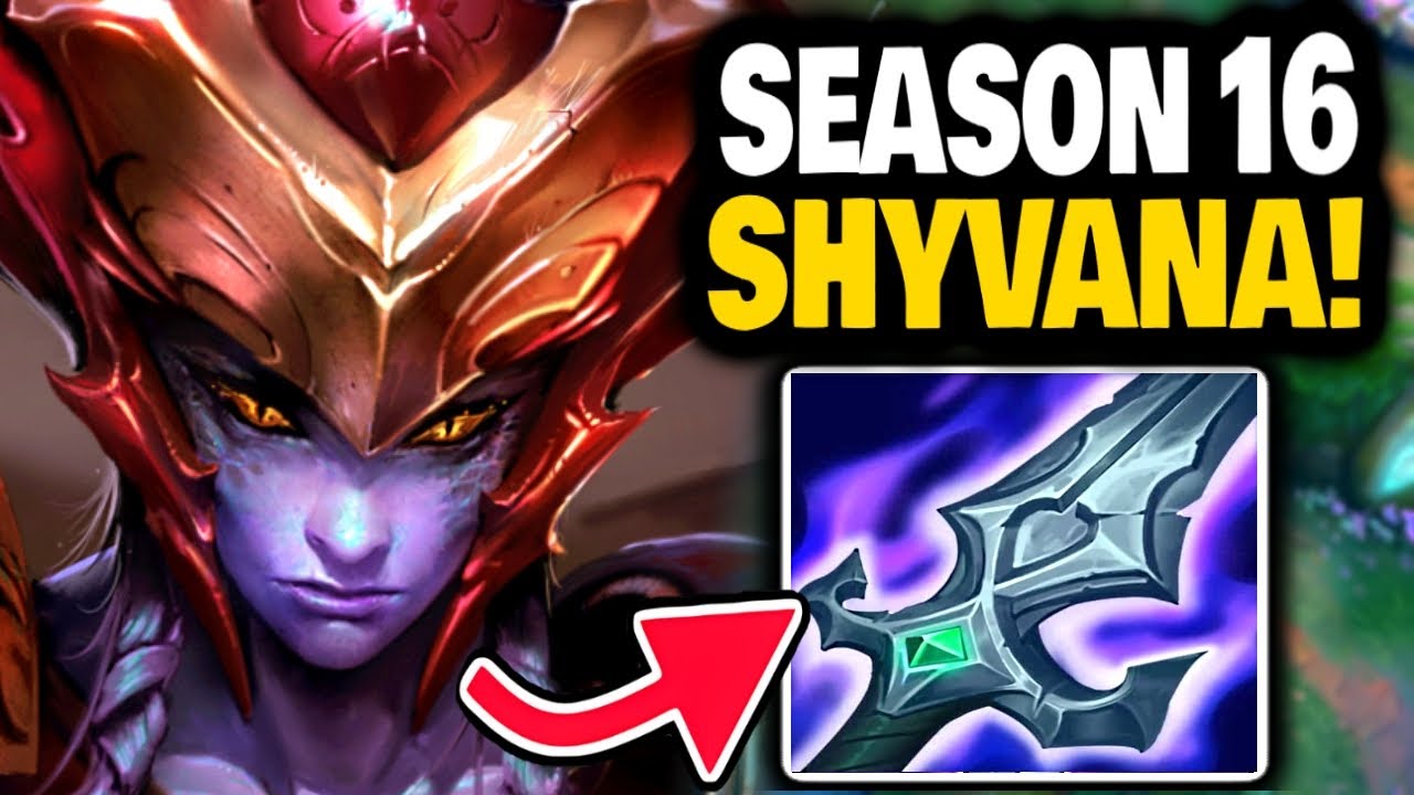 HOW to SHYVANA jungle in SEASON 16!!!