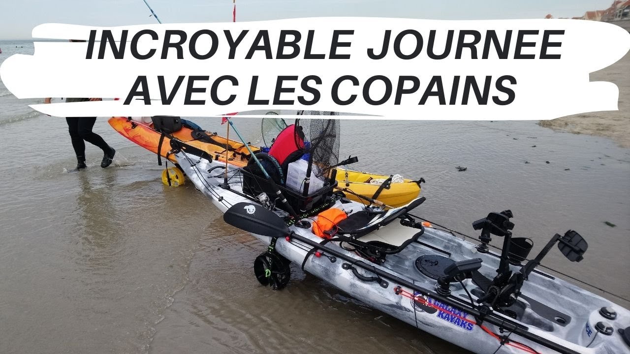 Sortie pêche  INCROYABLE avec LES COPAINS .. Avec le Kayak Alboran Fx