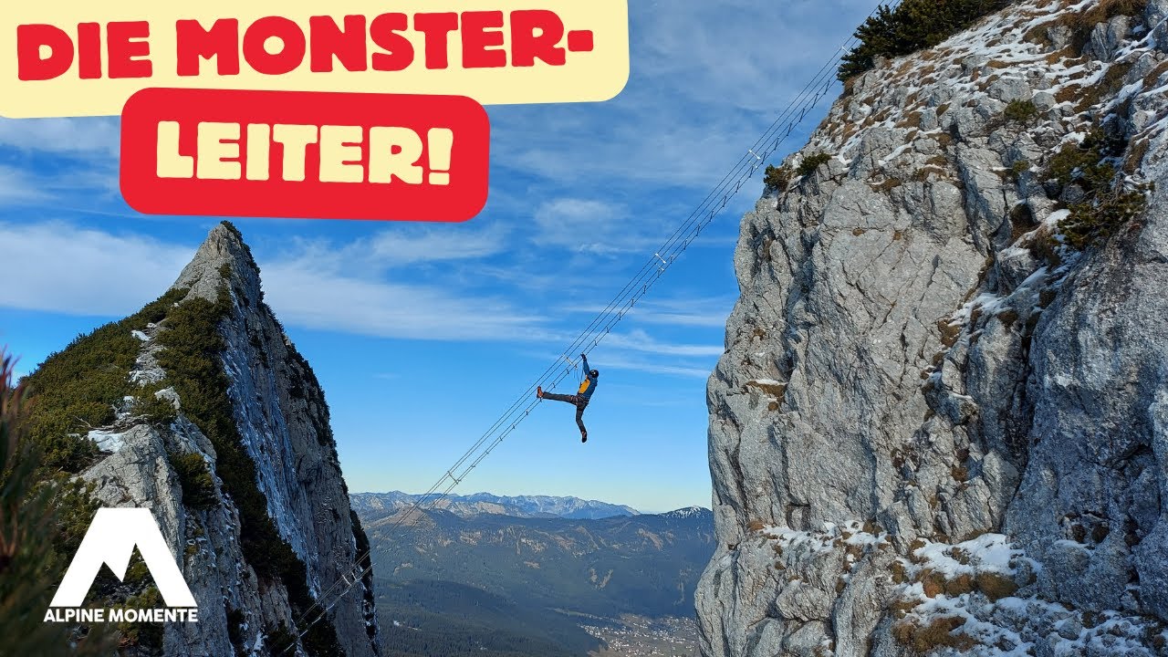 💥‼ GRANDIOSE 40 Meter RIESENLEITER am Donnerkogel Klettersteig!?! 💥‼