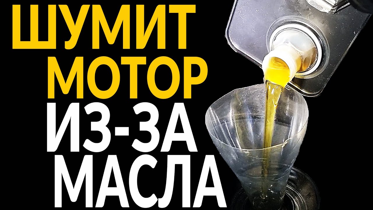 Может ли ШУМЕТЬ мотор – ИЗ-ЗА МАСЛА