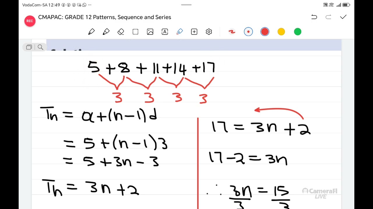 Arithmetic sigma notation @ CMAPAC 
