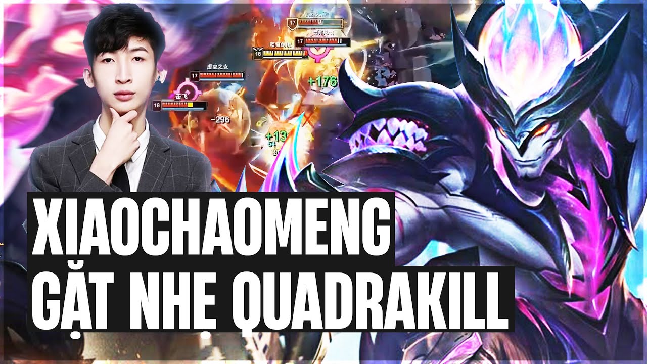 XIAOCHAOMENG XỬ LÝ KÈO AATROX VS JAX GẶT NHẸ QUADRAKILL CÙNG GAME ĐẤU SIÊU CĂNG