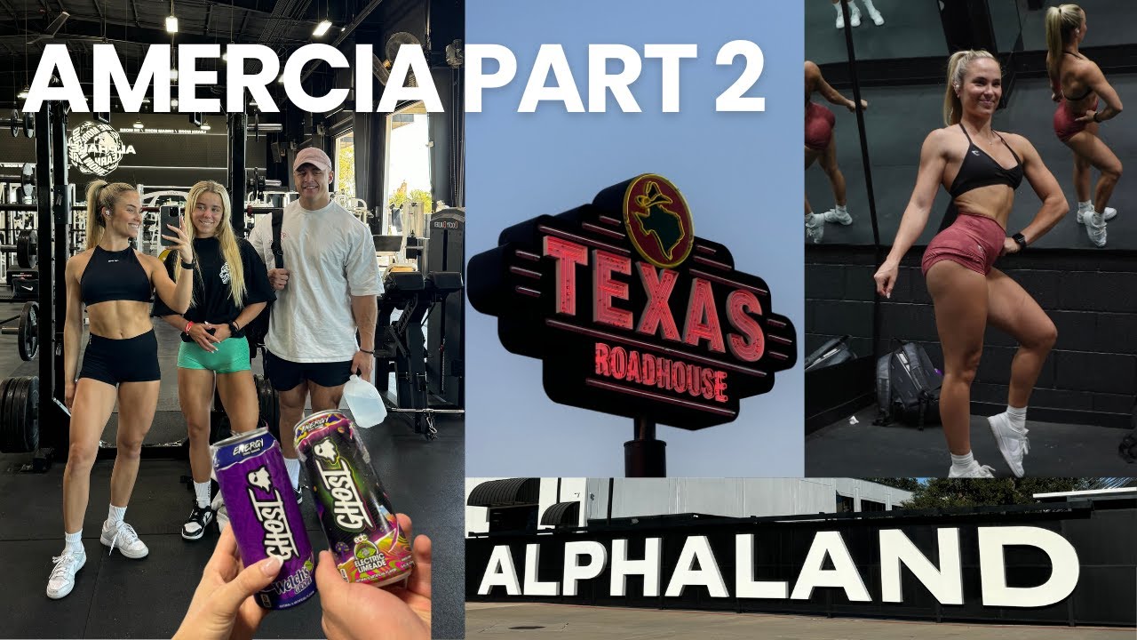 TEXAS VLOG + training at ALPHALAND (dream come true)