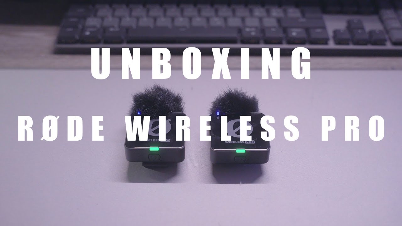 Unboxing R&oslash;de Wireless Pro Up to 4K #rodewirelesspro #rodemicrophones #rodemic #rodemicrophone