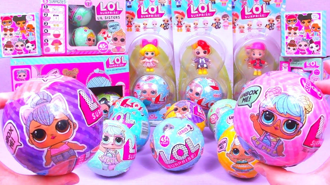 28 ЛОЛ ШАРОВ ОРИГИНАЛ или Китайская ПОДДЕЛКА Series 1 2 Lil Sisters ЛЕДИБАГ Fake LOL Dolls Surprise