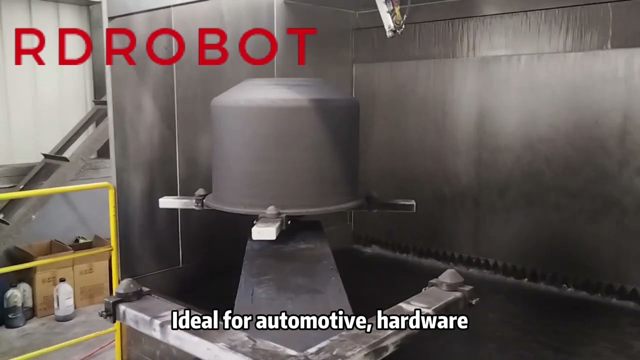 Automatic Painting Robot for Cylindrical Workpieces