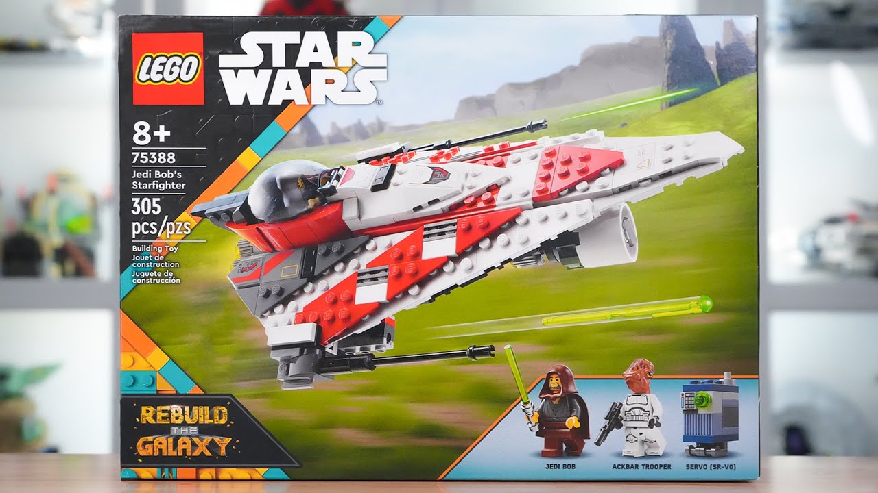 LEGO Star Wars 75388 JEDI BOB&rsquo;S STARFIGHTER Review! (2024)