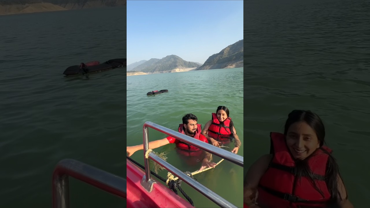 Water Sports & Boating in Tehri Lake🤩| Uttarakhand #shorts #minivlog #ytshorts #trending #travel