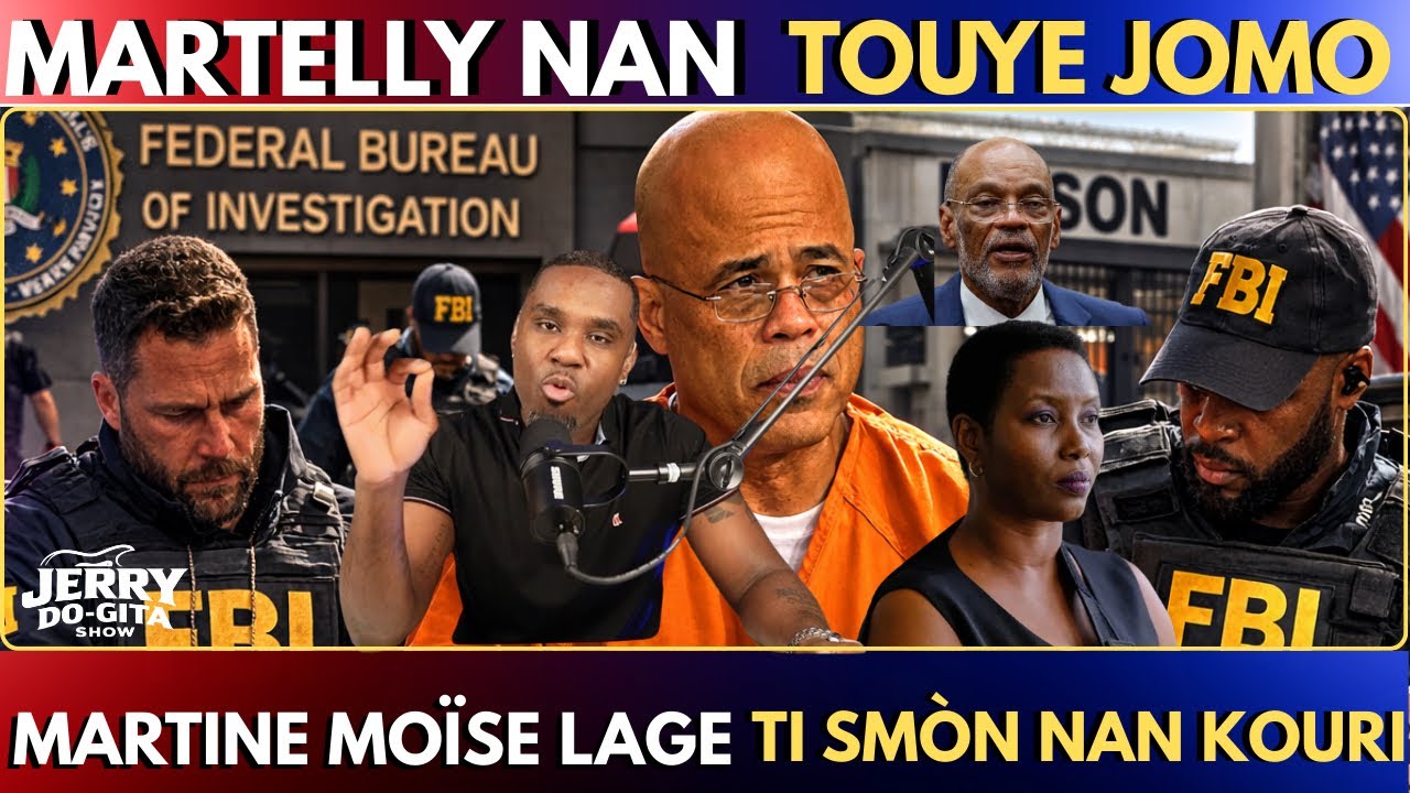 MEN NI FOUT, MARTINE MOISE LAGE MARTELLY NAN KOURI. ARIEL NAN KOURI, YO TOUT AP PRAN KOD